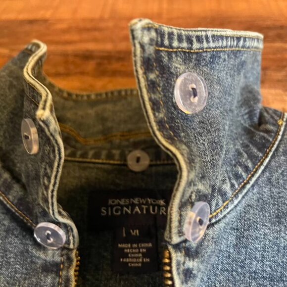 Jones New York Signature Denim Jacket Size XL - Picture 7 of 14